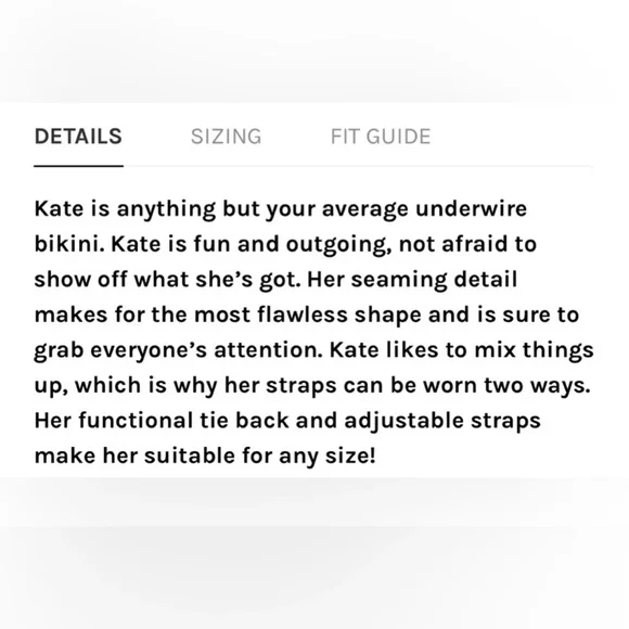 Skatie Kate Honeymoon swimsuit top - Picture 8 of 8